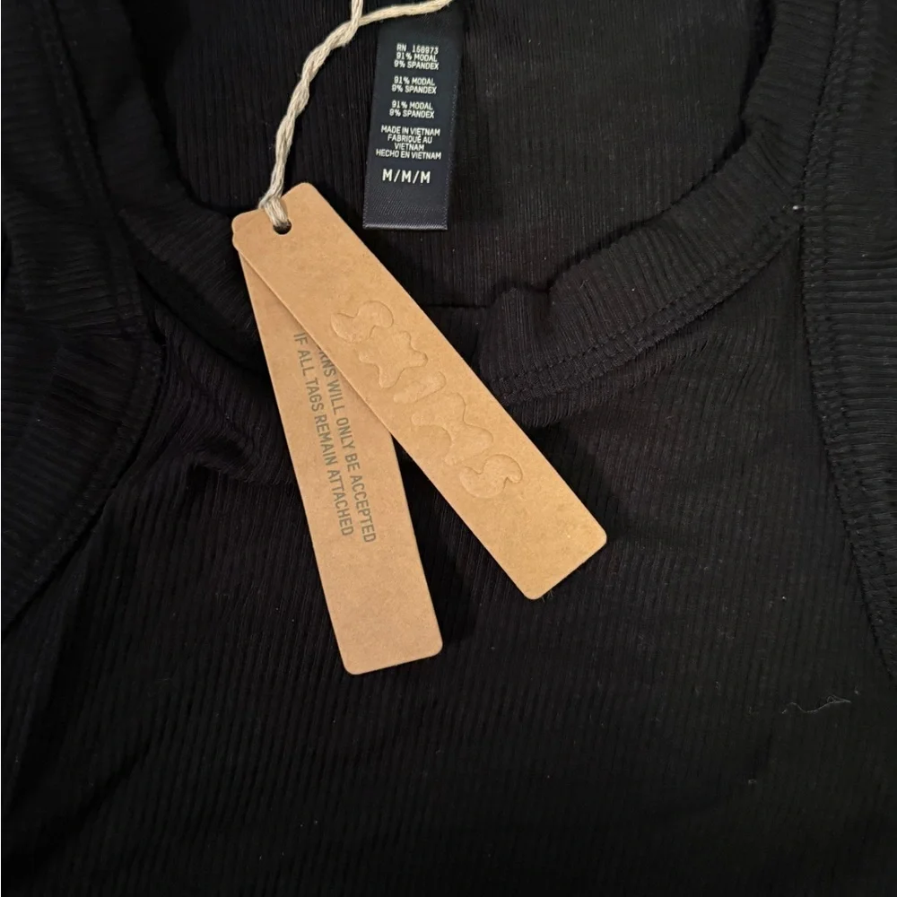 SKIMS Soft Lounge High Neck Tank Onyx NWT medium - Picture 4 of 4